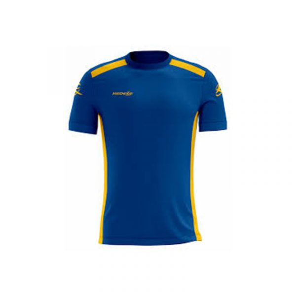 T-Shirt, Bleu/Jaune