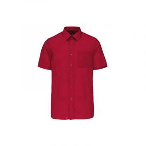 Chemise d’été élégant Rouge