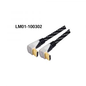 Câble LM01-100302 HDMI AM(90˚)-AM(90˚)