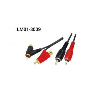 LM01-3009 2RCA Plugs - 2RCA Plugs/Jacks