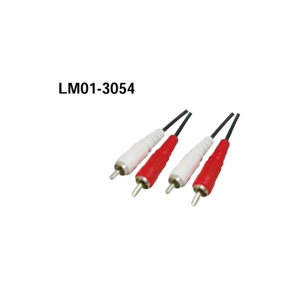 LM01-3054 2RCA Plugs - Plugs