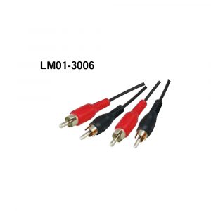 LM01-3006 2RCA Plugs - Plugs