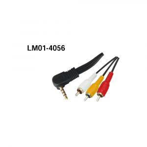 LM01-4056 3.5mm 4C Plug-3 RCA